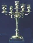 Silver Candle Stands